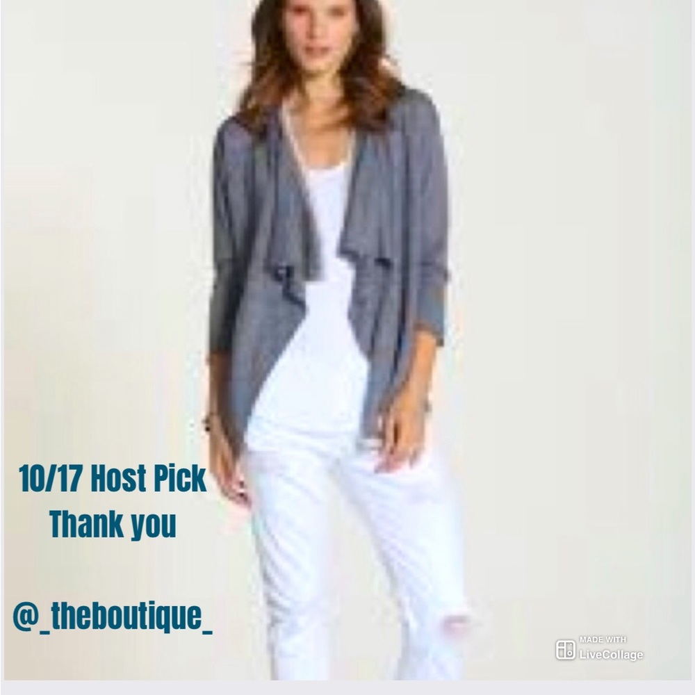 Label +Thread 100 % Linen  Breeze Cardigan size Medium New!